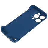 iPhone 14 Pro Max Plastik Cover Uden Sider - Mørkeblå