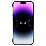 iPhone 14 Pro Max Plastik Cover Uden Sider - Mørkelilla
