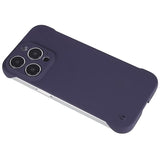 iPhone 14 Pro Max Plastik Cover Uden Sider - Mørkelilla