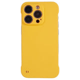 iPhone 14 Pro Max Plastik Cover Uden Sider - Gul