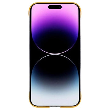 iPhone 14 Pro Max Plastik Cover Uden Sider - Gul