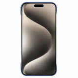 iPhone 16 Pro Plastik Cover Uden Sider - Blå