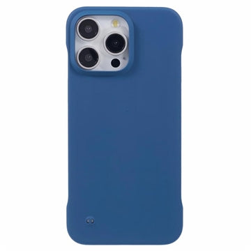 iPhone 16 Pro Plastik Cover Uden Sider - Blå