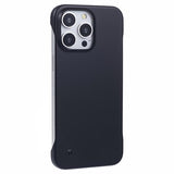 iPhone 16 Pro Max Plastik Cover Uden Sider - Sort
