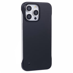 iPhone 16 Pro Max Plastik Cover Uden Sider - Sort