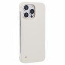 iPhone 16 Pro Max Plastik Cover Uden Sider - Hvid