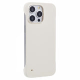 iPhone 16 Pro Max Plastik Cover Uden Sider - Hvid