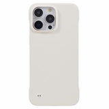 iPhone 16 Pro Max Plastik Cover Uden Sider - Hvid