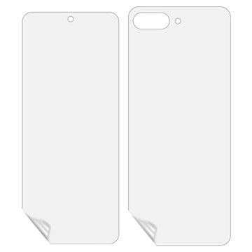 Samsung Galaxy Z Flip5 Full Cover PET Beskyttelsesfilm Sæt - Gennemsigtig