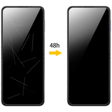 Motorola Razr 40 Ultra Fuld Dækning TPU Skærmbeskyttelse - Privatliv