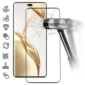 Honor 200 Pro Skærmbeskyttelse Hærdet Glas - 9H - Full Fit - Sort Kant