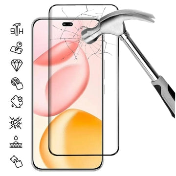 Honor 400 Pro Skærmbeskyttelse Hærdet Glas - Full Fit - 9H - Sort kant