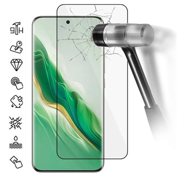 Honor Magic6 Skærmbeskyttelse Hærdet Glas - 9H - Full Fit - Sort Kant