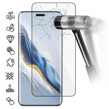 Honor Magic6 Pro Skærmbeskyttelse Hærdet Glas - 9H - Full Fit - Sort Kant
