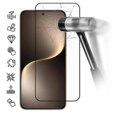 Honor Magic7 Skærmbeskyttelse Hærdet Glas - 9H - Full Fit - Sort Kant