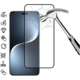 Honor Magic7 Pro Skærmbeskyttelse Hærdet Glas - 9H - Full Fit - Sort Kant