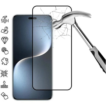 Honor Magic7 Pro Skærmbeskyttelse Hærdet Glas - 9H - Full Fit - Sort Kant