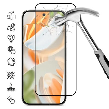 Honor X80i Skærmbeskyttelse Hærdet Glas - Full Fit - 9H - Sort kant