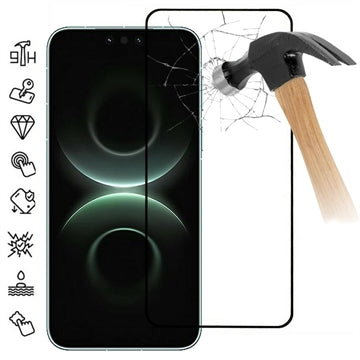 Huawei Mate 80 Pro Max Skærmbeskyttelse Hærdet Glas - Full Fit - 9H - Sort kant