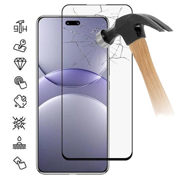 Huawei Nova 13 Pro Skærmbeskyttelse Hærdet Glas - 9H - Full Fit - Sort Kant