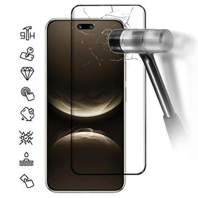 Huawei Nova 14 Ultra Skærmbeskyttelse Hærdet Glas - Full Fit - 9H - Sort kant