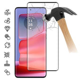 Motorola Edge 50 Pro/50 Ultra/50 Fusion Skærmbeskyttelse Hærdet Glas - 9H - Full Fit - Sort Kant