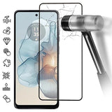 Motorola Moto G24 Power Skærmbeskyttelse Hærdet Glas - 9H - Full Fit - Sort Kant