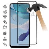 Motorola Moto G53 Skærmbeskyttelse Hærdet Glas - Full Fit - Sort Kant