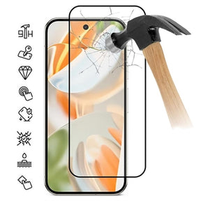 Motorola Moto G57 Power Skærmbeskyttelse Hærdet Glas - Full Fit - 9H - Sort kant