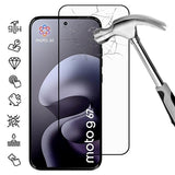 Motorola Moto G67 Skærmbeskyttelse Hærdet Glas - Full Fit - 9H - Sort kant