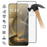 Motorola Signature Skærmbeskyttelse Hærdet Glas - Full Fit - 9H - Sort kant