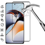 OnePlus 12R/Ace 3 Skærmbeskyttelse Hærdet Glas - Full Fit - Sort Kant