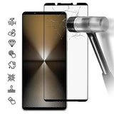 Sony Xperia 1 VI Skærmbeskyttelse Hærdet Glas - 9H - Full Fit - Sort Kant