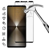Sony Xperia 1 VII Skærmbeskyttelse Hærdet Glas - Full Fit - 9H - Sort kant