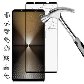Sony Xperia 1 VII Skærmbeskyttelse Hærdet Glas - Full Fit - 9H - Sort kant