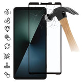 Sony Xperia 1 VIII Skærmbeskyttelse Hærdet Glas - Full Fit - 9H - Sort kant