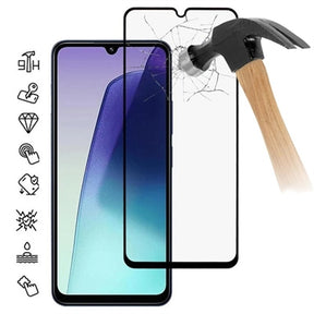 Xiaomi Redmi 14R/14C Skærmbeskyttelse Hærdet Glas - 9H - Full Fit - Sort Kant