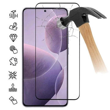 Xiaomi Redmi K70/K70 Pro/Poco F6 Pro Skærmbeskyttelse Hærdet Glas - 9H - Full Fit - Sort Kant