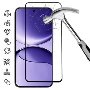 Xiaomi Redmi K80 Ultra Skærmbeskyttelse Hærdet Glas - Full Fit - 9H - Sort kant