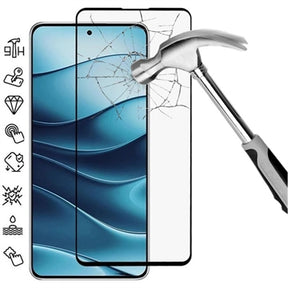 Xiaomi Redmi Note 14 4G/5G Skærmbeskyttelse Hærdet Glas - 9H - Full Fit - Sort Kant