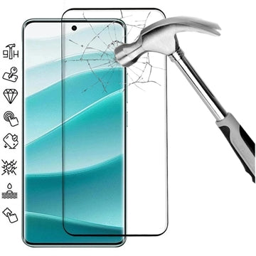 Xiaomi Redmi Note 14 Pro/14 Pro 5G/Poco X7 Skærmbeskyttelse Hærdet Glas - 9H - Full Fit - Sort Kant