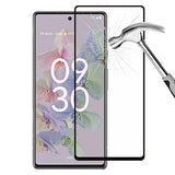 Full Cover Google Pixel 6a Skærmbeskyttelse Hærdet Glas - 9H, 0.3mm - Sort