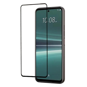 HTC U23/U23 Pro Skærmbeskyttelse Hærdet Glas - Full Fit - Sort Kant