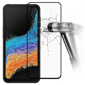 Full Cover Samsung Galaxy Xcover6 Pro Hærdet Glas - 9H, 0.3mm - Sort