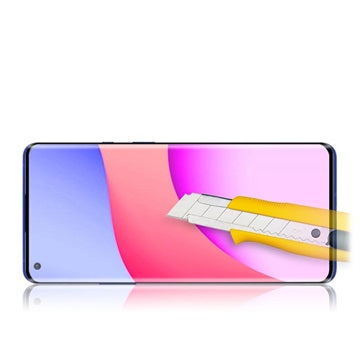 Full Cover OnePlus 8 Skærmbeskyttelse Hærdet Glas - 9H, 0.2mm - Sort