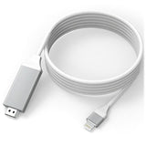 Full HD Lightning til HDMI AV Adapter - iPhone, iPad, iPod - Hvid