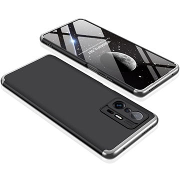 GKK Aftageligt Xiaomi 11T/11T Pro Cover - Sølv / Sort