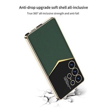 Samsung Galaxy S25 Ultra GKK Elektropletteret Hybrid Cover - Lilla