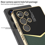 Samsung Galaxy S25 Ultra GKK Elektropletteret Hybrid Cover - Grøn
