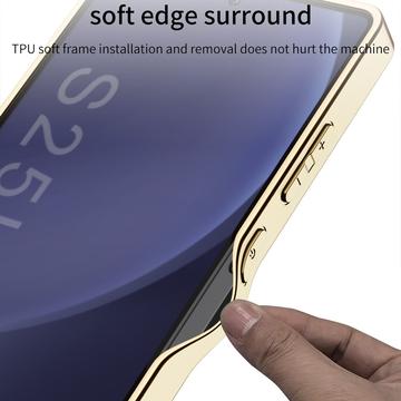 Samsung Galaxy S25 Ultra GKK Elektropletteret Hybrid Cover - Grøn